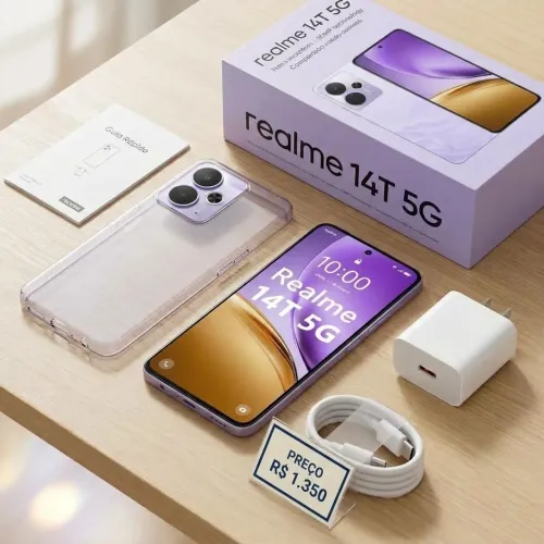 Smartphone Realme 14T 5G - Roxo (Seminovo)