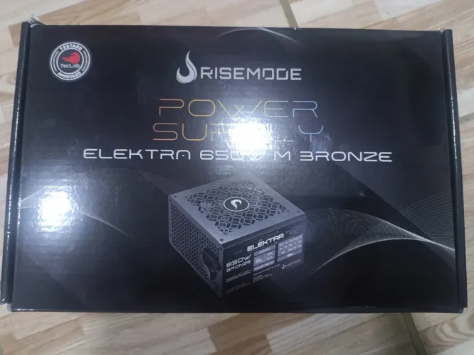Fonte Elektra 650w Full modular rise mode