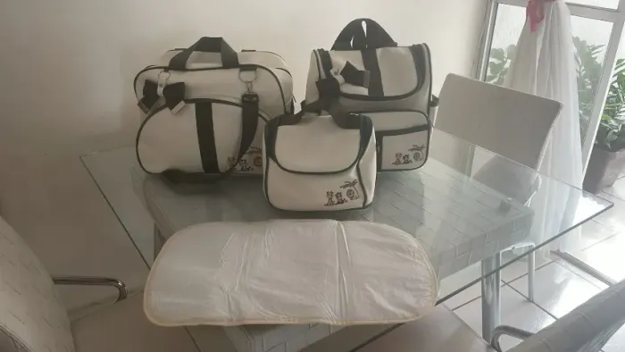 Kit Bolsa Maternidade, 4 peças
