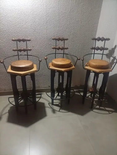 Banqueta rústica 