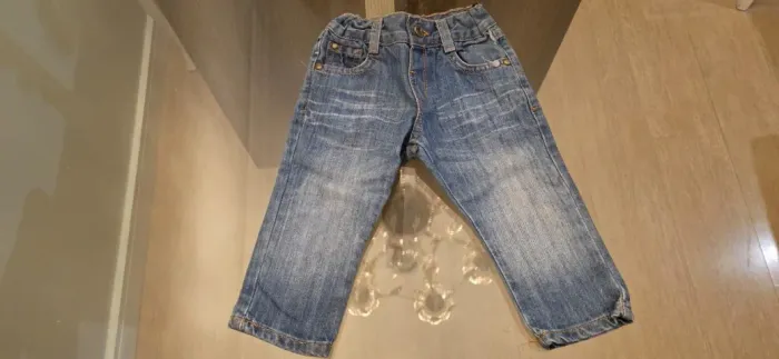 Calça jeans ZARA bebê 9-12 meses