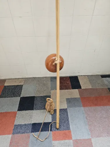 Berimbau Médio - baqueta, caxixi e dobrão de bronze COMPRADO NO SITE BUSCA LONGE