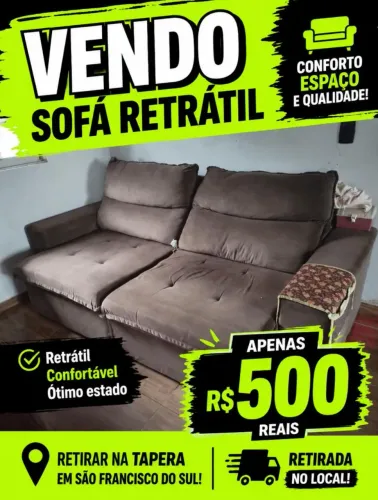 Sofá retrátil