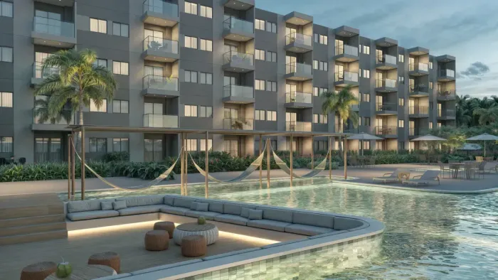 More no Studio Costa dos Coqueiros 25m² na Praia dos Carneiros com um entrada de 10%