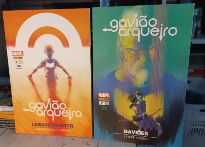 Hqs Gavião Arqueiro - Vol 1 e 2 Completo Lemire Perez Herring - 2017 Gaviões Legado do arc