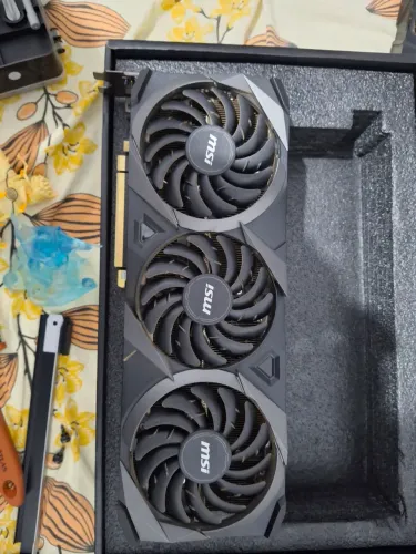 Placa de Vídeo RTX 3070 Ti MSI Ventus 3X 8GB GDDR6X - Excelente Estado