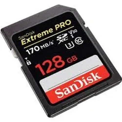 Cartao SD SanDisk Extreme Pro 128GB 170MB/s