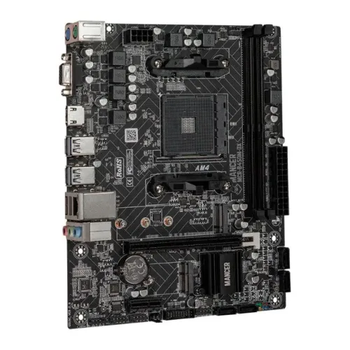 Placa Mãe AM4 B450 Mancer B450M-DX DDR4 Micro-ATX M.2 NVMe