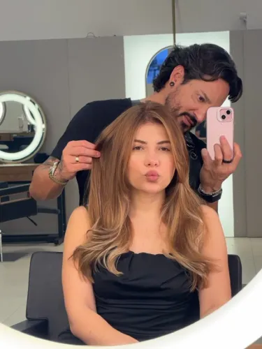 Mega hair cabelo humano do Sul - 45 cm - originalmente 120 g - Robson Souza