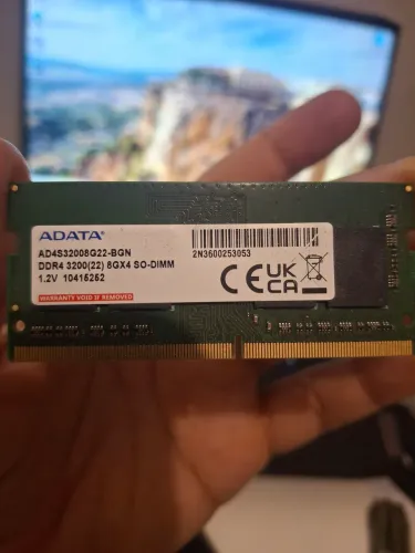Memória DDR4 8gb 3200mhz Adata