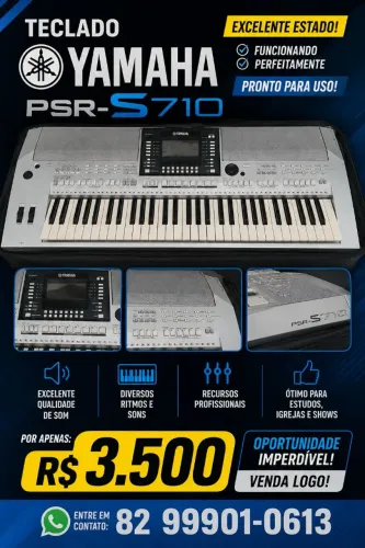 VENDO TECLADO YAMAHA PSR-S710