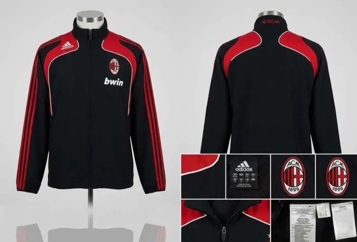 Jaqueta AC Milan Adidas, tamanho M (38/40)