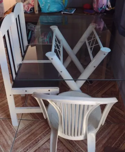 Mesa de vidro 150