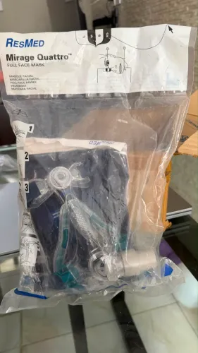 Máscara Full Face para CPAP ResMed - nunca usada