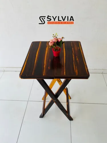 Mesa bistrô quadrada Dobravel