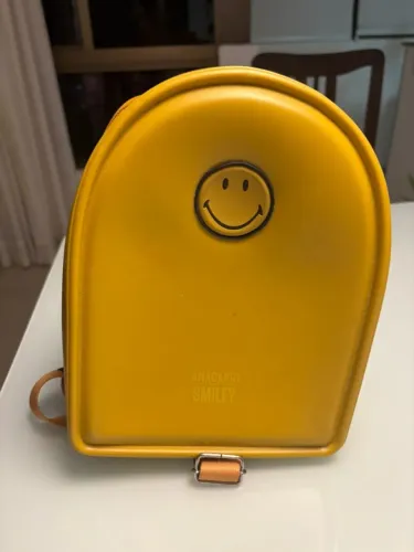 bolsa de costas Anacapri cor mostarda