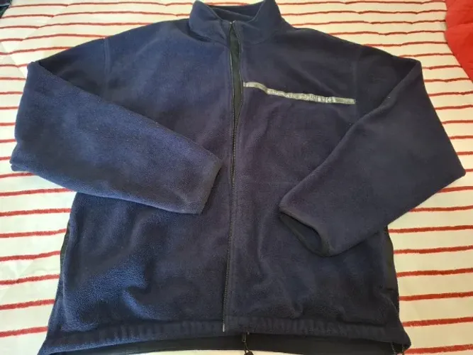 Blusa de moletom Nautica Competition azul tam. XL - Made in USA