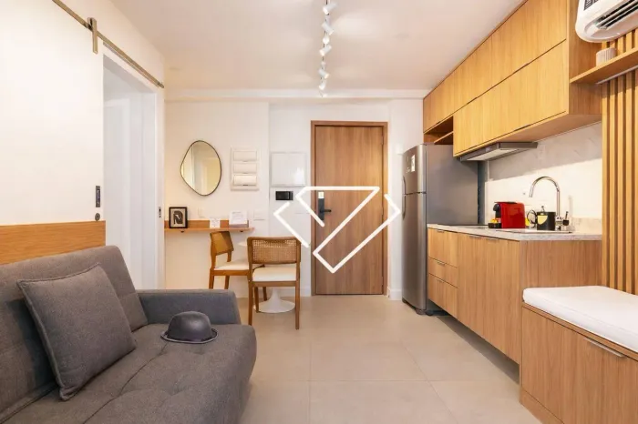 Apartamento com 1 dormitório para alugar, 41 m² por R$ 8.581,00/mês - Jardim Botânico - Ri