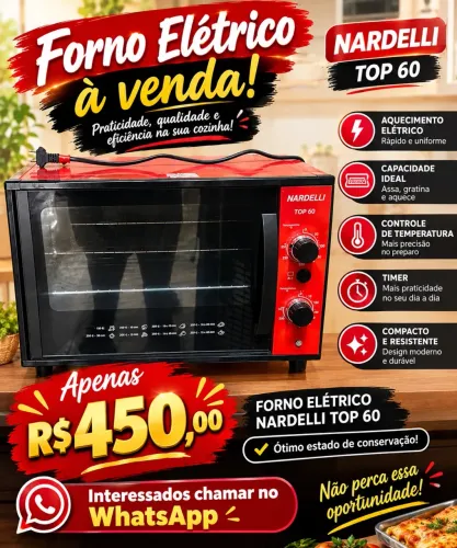 Forno elétrico doméstico