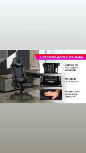 Cadeira gamer MaxRacer Tatical SMI Limited Edition