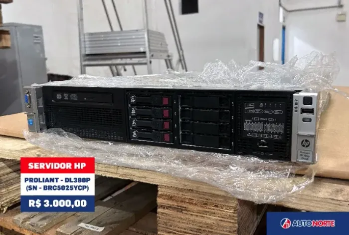 SERVIDOR HP PROLIANT - DL380P - (SN - BRC5025YCP)