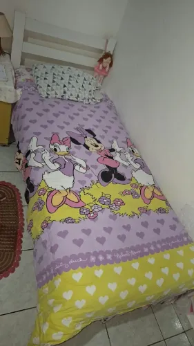 Cama solteiro com colchão solteiro