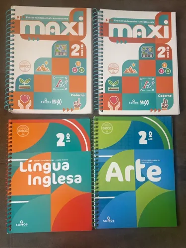 Livros maxi segundo ano novo usado só duas semanas