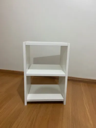 Mesa Cabeceira Branca MDF