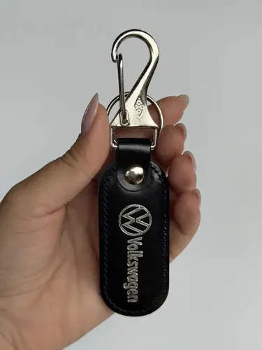 Chaveiro Carro Couro Luxo Com Gancho Automotivo Volkswagenp