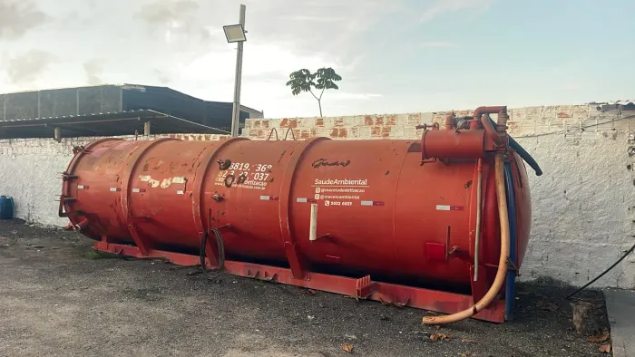 Tanque limpa fossa 20 mil litros 