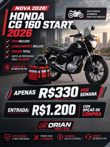 Honda Start 2026 venda ou LOCAÇÃO COM INTENÇÃO DE COMPRA