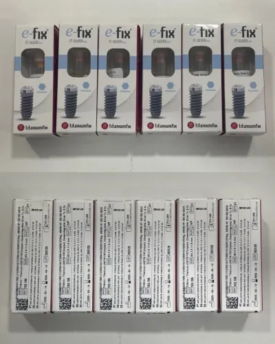 6 IMPLANTES TITANIUM FIX 03.3 X 11.5 MM