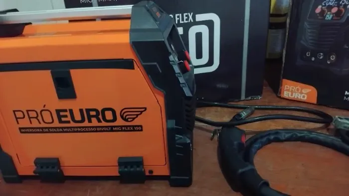 Máquina de solda pro euro 150 bivolt