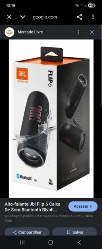 Caixa de som original Jbl flip 6