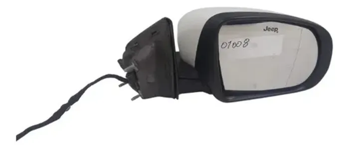 Retrovisor Retrátil Ld Branco Jeep Compass 2019 2022 01008jc