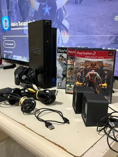 VENDE-SE PS2 FAT ORIGINAL
