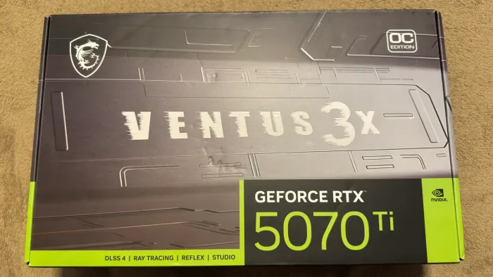 Placa de vídeo RTX 5070 Ti MSI Ventus 3X OC
