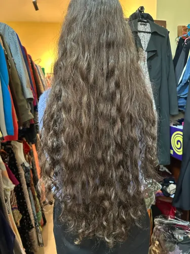 Cabelo Humano Ondulado/Cacheado (Lindo e com Muito Volume!)