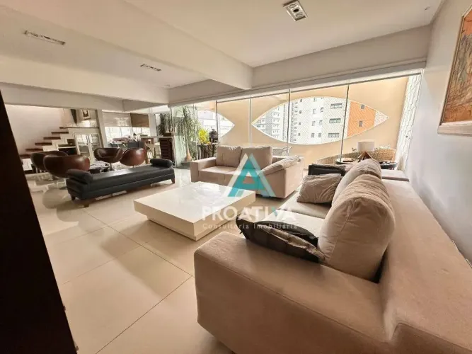 Apartamento com 3 dormitórios, 238 m² - venda ou aluguel - Jardim - Santo André/SP