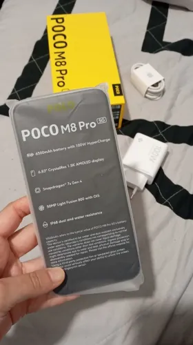 Celular Novo Poco M8 Pro 5G 256gb Com Caixa