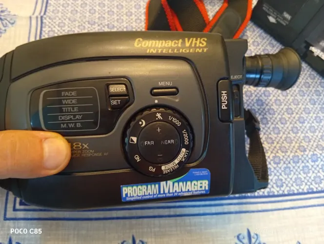 Filmadora JVC no estado 