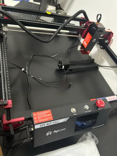 Máquina de Gravação a Laser AlgoLaser DIY KIT MK2 + Rotary Set (Semi Nova)