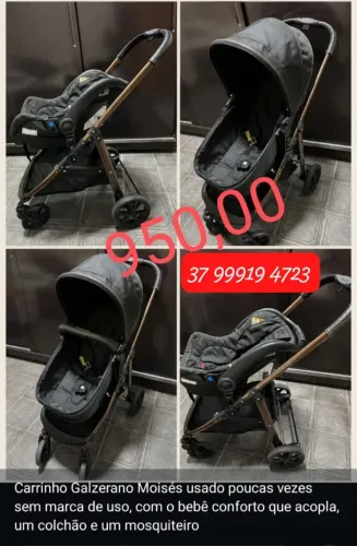 Carrinho de bebê Galzerano