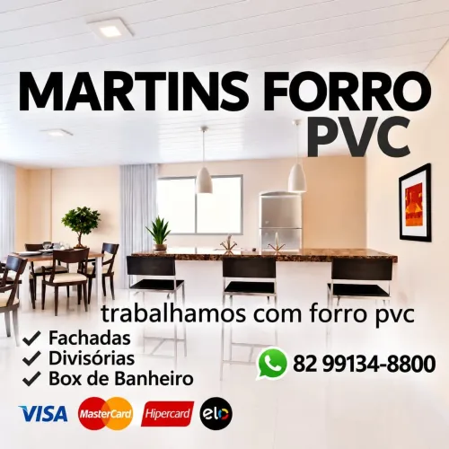 Transforme seu ambiente com qualidade e economia! FORRO PVC 45,00 O MT QUADRADO AVISTA
