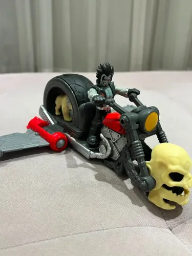 Brinquedo Blaze Dark Cycle Motoqueiro Fantansma Imaginext