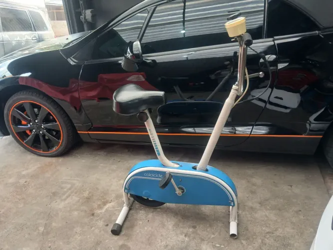 Bicicleta ergometrica antiga caloi vintage