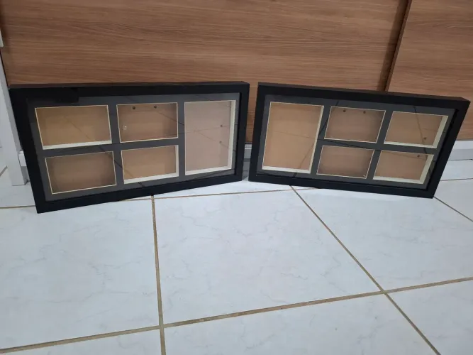 Kit com 2 Quadros Porta-Retratos