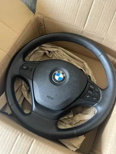 Volante Original BMW 320i (2013/2014) Com Airbag - Perfeito Estado