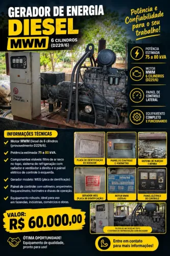 Gerador a diesel