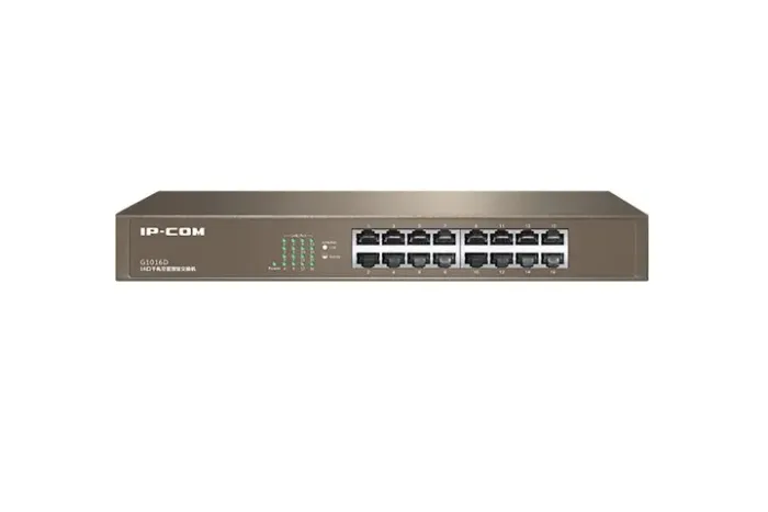 Switch Gigabit Ip-com 16 Portas G1016d Para Rack E Mesa